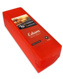 <i>CUATRO SANTOS</i><br><br>QUESO EDAM BARRA 3KG APROX