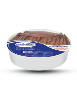 Anchoa en aceite de oliva. Tarrina de 700 gr.65-70 filetes ARLEQUIN