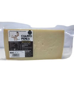 <i>CUARTO PEREA</i><br><br>QUESO DE OVEJA CURADO, MANTECA IBÉRICA, 1.5KG APROX