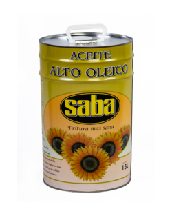 <i>SABA</i><br><br>ACEITE ALTO OLEICO 100% 15L