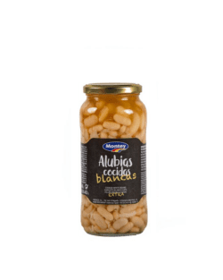 <i>MONTEY</i><br><br>ALUBIAS BLANCAS COCIDAS EXTRA, 580ML