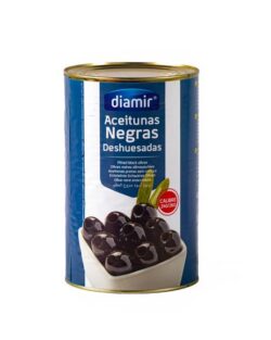 <i>DIAMIR</i><br><br>ACEITUNAS NEGRAS DESHUESADAS 5 KG
