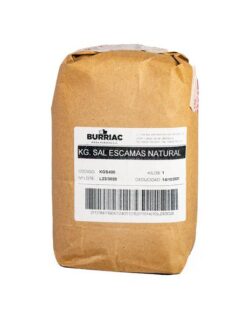 <i>BURRIAC</i><br><br>SAL ESCAMAS NATURAL, 1KG