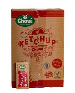 <i>CHOVI</i><br><br>SALSA KETCHUP SOBRES 10GR 252UDS