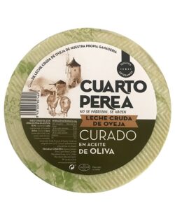 <i>CUARTO PEREA</i><br><br>QUESO CURADO DE OVEJA EN ACEITE DE OLIVA 3KG