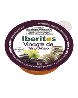 <i>IBERITOS</i><br><br>MONODOSIS VINAGRE DE VINO 8ML