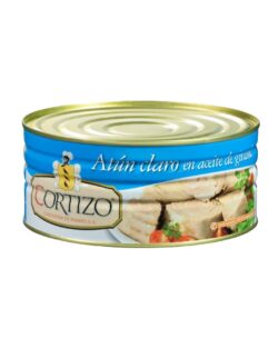 <i>CORTIZO</i><br><br>ATÚN CLARO EN ACEITE DE GIRASOL 1KG (RIANXO GALICIA)